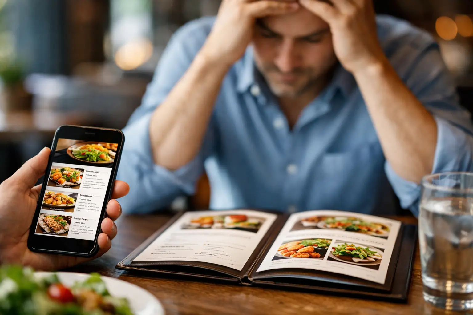 Restaurant Menu App for Decision Fatigue