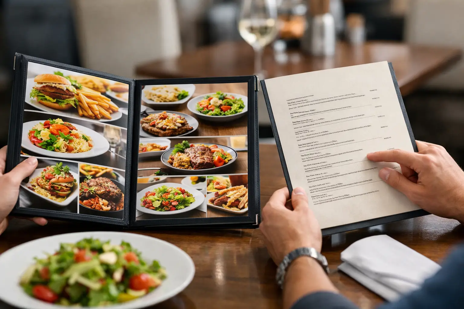 Photo Menus vs Text Menus: What Works Best?