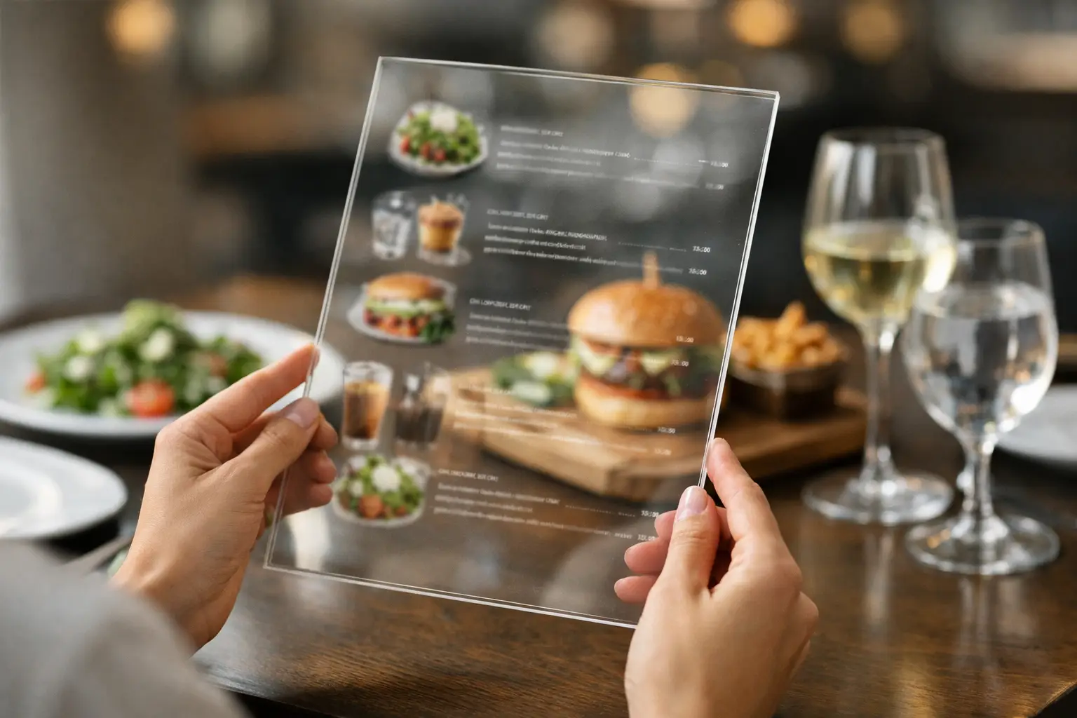 Examples of Transparent Restaurant Menus