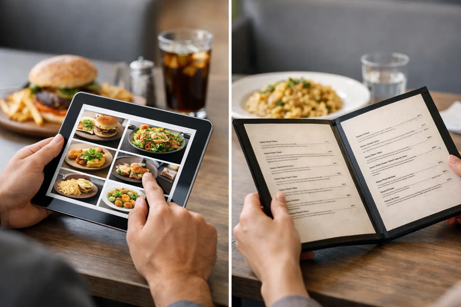 Visual Ordering vs Traditional Menus Compared