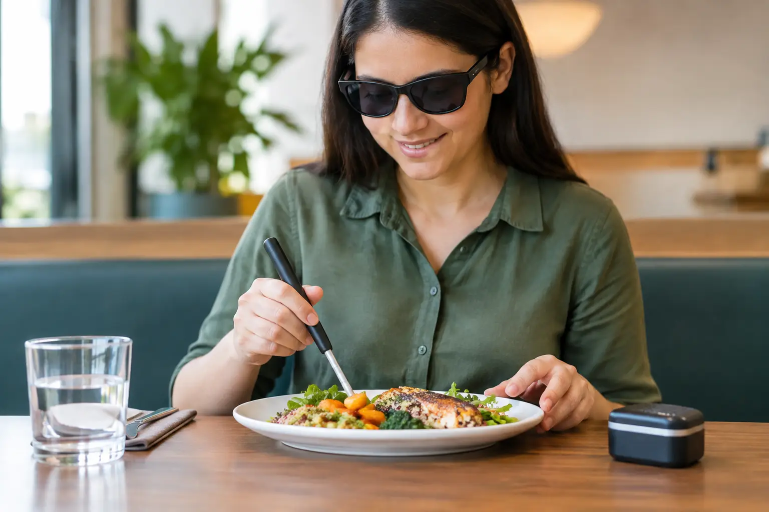 Blind Diner Tools That Make Eating Out Clearer